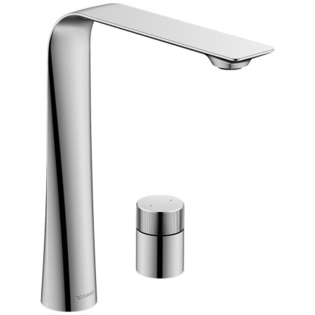 Rubinetto per lavabo Duravit D.1z a 2 fori XL con maniglia girevole