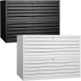 Armoire à plans en acier Wolfstahl 10 tiroirs 113 x 83 x 105 cm A1 gris clair - noir
