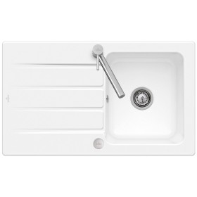 Lavello incasso Villeroy & Boch Architectura 50, scarico con azionamento eccentrico, reversibile