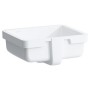 Vasque encastrée LAUFEN Living City 40 cm avec trop-plein, sans trou de robinet