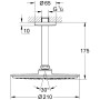 GROHE Rainshower Cosmopolitan 210 Kopfbrauseset mit Deckenanschluss - Detailansicht