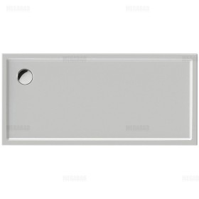 Receveur de douche rectangulaire Duravit Starck Slimline 150 x 70 cm avec Antidérapant
