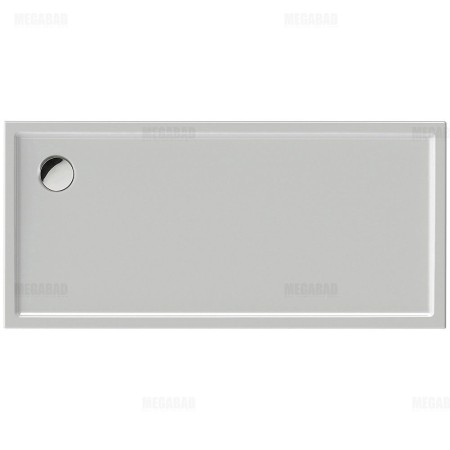 Receveur de douche rectangulaire Duravit Starck Slimline 150 x 70 cm avec Antidérapant