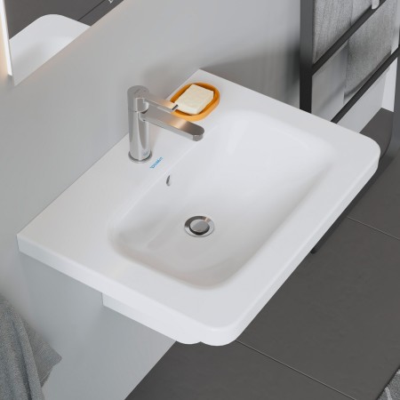 Lavabo meuble Duravit DuraStyle 65 cm, avec 1 trou pour robinet