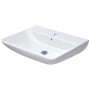 Lavabo Duravit ME by Starck 65 cm avec 1 trou de robinet percé - vue détaillée