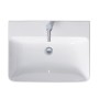 Lavabo Duravit ME by Starck 65 cm avec 1 trou de robinet percé - vue technique