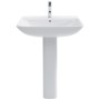 Lavabo Duravit ME by Starck 65 cm avec 1 trou de robinet percé - vue détaillée
