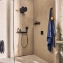 hansgrohe Rainfinity Wandanschluss Porter 500 mit Ablage und Brausehalter rechts - Detailansicht