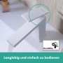 Robinet de lavabo monocommande hansgrohe Tecturis E 110 économiseur d'eau sans bonde - vue technique