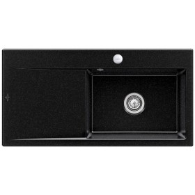 Lavello incasso Villeroy & Boch Subway Style 60 FLAT, scarico con azionamento eccentrico, vasca a destra