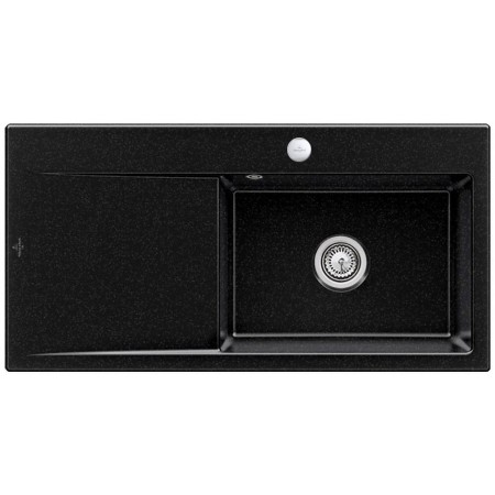Lavello incasso Villeroy & Boch Subway Style 60 FLAT, scarico con azionamento eccentrico, vasca a destra