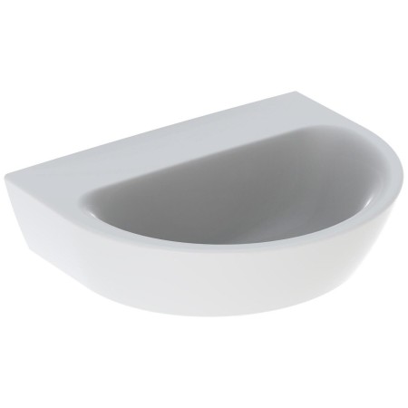 Évier de toilette Geberit Renova 45 x 36 cm sans trou pour robinet ni trop-plein