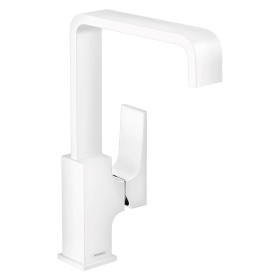 Mitigeur de lavabo monocommande hansgrohe Metropol 230 avec levier et bonde Push-Open