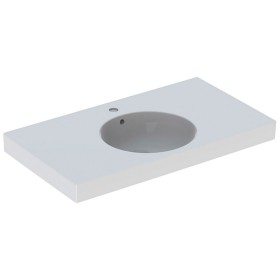 Geberit Preciosa II 90 x 50 cm avec trou de robinet et trop-plein
