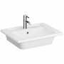 VitrA Integra Möbelwaschtisch 60 cm, mit Überlaufloch, 1 Hahnloch mittig - Detailansicht