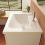 VitrA Integra Möbelwaschtisch 60 cm, mit Überlaufloch, 1 Hahnloch mittig - Produktansicht