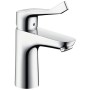 Robinet de lavabo monocommande hansgrohe Focus Care 100 CoolStart, sans bonde