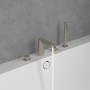 Villeroy & Boch Conum Vierloch-Badewannenrandarmatur - technische Ansicht
