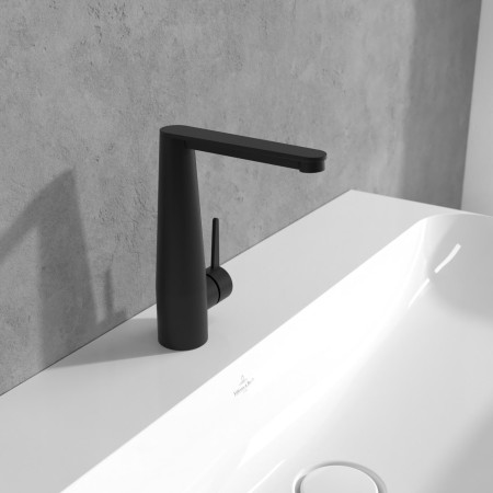 Rubinetto monocomando per lavabo Villeroy & Boch Conum con scarico Push-Open