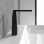 Rubinetto monocomando per lavabo Villeroy & Boch Conum con scarico Push-Open - vista tecnica