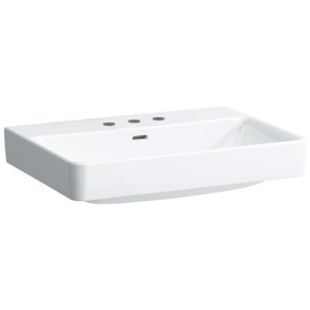 Vasque LAUFEN PRO S 65 cm avec 3 trous de robinet et trop-plein