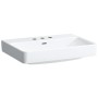 Lavabo LAUFEN PRO S 65 cm avec 3 trous de robinet et trop-plein