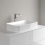 Villeroy & Boch Finion Aufsatzwaschtisch 60 x 35 cm ohne Hahnloch, ohne Überlauf - technische Ansicht
