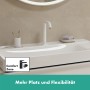 Mitigeur de lavabo hansgrohe Tecturis S 2 trous 150 CoolStart avec bonde - vue technique