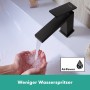 Rubinetto monocomando per lavabo hansgrohe Tecturis E 80 CoolStart con scarico a tirante
