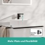 Robinet de lavabo monocommande hansgrohe Tecturis E 240 Fine CoolStart pour vasques à poser avec bonde - vue technique