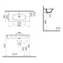 VitrA Zentrum Möbelwaschtisch Compact 80,5 cm, mit Überlaufloch, 1 Hahnloch mittig - Detailansicht