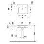 Meuble-lavabo Duravit Soleil by Starck 60 x 48 cm