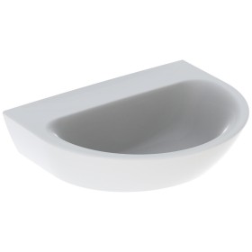 Lavabo Geberit Renova 50 x 40 cm sans trou de robinet ni trop-plein