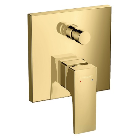 Mitigeur de baignoire encastré hansgrohe Metropol avec levier et combinaison de sécurité