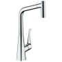 Miscelatore monocomando per cucina hansgrohe Metris M71 320, doccetta estraibile, 2 getti, sBox
