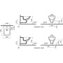 VitrA S20 Wand-Bidet - Detailansicht