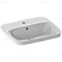 Lavabo encastrable Duravit DuraStyle 56 cm, avec 1 trou de robinet