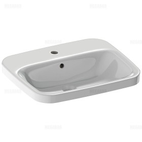 Lavabo encastrable Duravit DuraStyle 56 cm, avec 1 trou de robinet