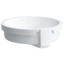Vasque encastrée LAUFEN Living City 45 cm dessous émaillé, avec trop-plein, sans trou de robinet