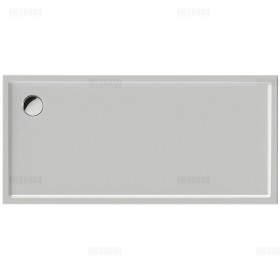 Receveur de douche rectangulaire Duravit Starck Slimline 160 x 75 cm avec Antidérapant