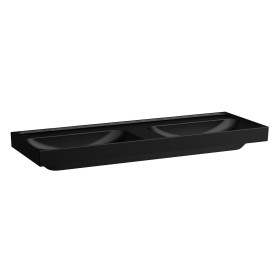 Double vasque LAUFEN MEDA 130 x 46 cm, sans trou de robinet ni trop-plein