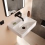 Lavabo hansgrohe Xanuia Q 500/390 sans trou de robinet et trop-plein