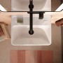 Lavabo hansgrohe Xanuia Q 450/340 sans trou de robinet avec trop-plein, SmartClean - vue technique