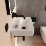 Lavabo hansgrohe Xanuia Q 450/340 sans trou de robinet avec trop-plein, SmartClean - photo produit