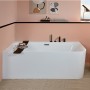 Villeroy & Boch Loop & Friends SQUARE Duo Vorwand-Badewanne, 180 x 80 cm für Eckeinbau links - Produktansicht