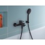 Duravit D-Code Einhebel-Wannenmischer Aufputz - technische Ansicht