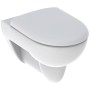 Geberit Renova Ensemble WC suspendu à chasse d'eau à fond creux avec abattant de WC