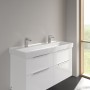 Villeroy & Boch Taro Waschtisch 120 cm mit CeramicPlus Beschichtung, 2 Hahnlöcher, ohne Überlauf - Produktansicht