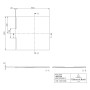Receveur de douche Villeroy & Boch Wallway 100 x 100 x 3 cm - photo produit