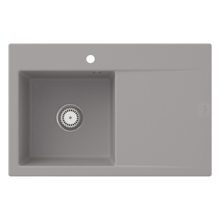 Villeroy & Boch Subway Style 45 Einbauspüle, Ablaufgarnitur mit Handbetätigung, Becken links